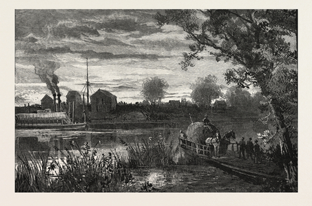 Manitoba, Selkirk, Canada, Nineteenth Century Engraving