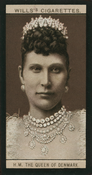 European Royalty, 1908: HM The Queen Of Denmark (b/w photo)