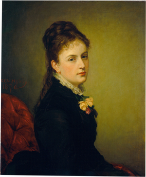 Roxana Atwater Wentworth, 1876 (oil on canvas)