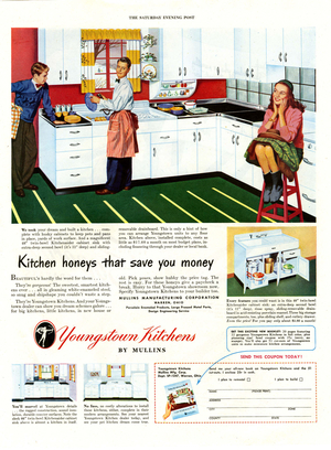 Youngstown Magazine, advert, USA, 1940s
