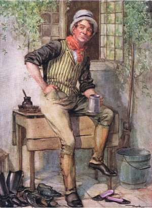 Sam Weller (Pickwick Papers) (colour litho)