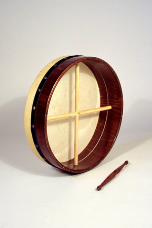 Bodhran with stick /