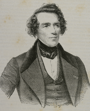 Giacomo Meyerbeer (1791-1864). German composer. Portrait (engraving)