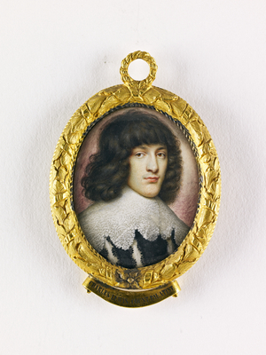 Charles Louis, Count Palatine, K.G. (1617-1680), 17th century (miniature on vellum)