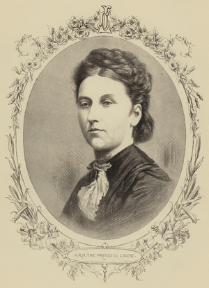 HRH the Princess Louise (litho)
