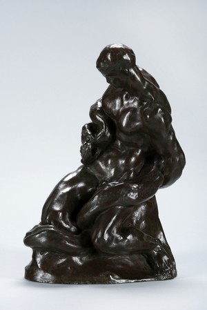 Man and Snake, 1903 (bronze)
