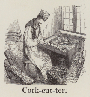 Cork cutter (engraving)