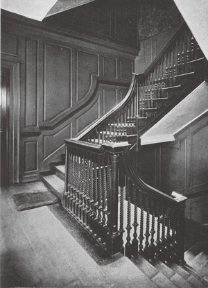 7A Laurence Poultney Hill, London, Early XVIIIth Century (b/w photo)