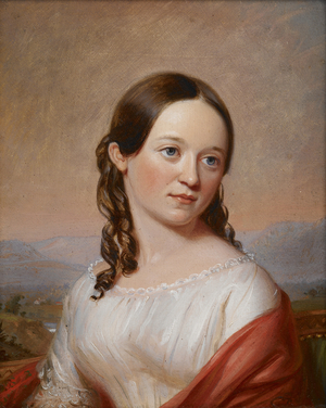 Portrait of Julia Ann Seabury, 1846 (oil on panel)