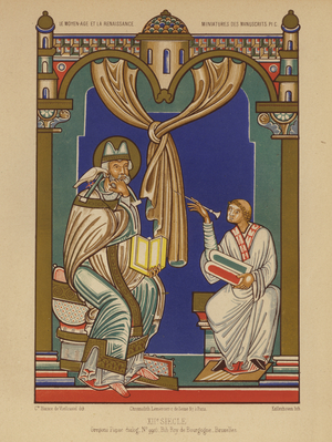 Pope Gregory I (chromolitho)