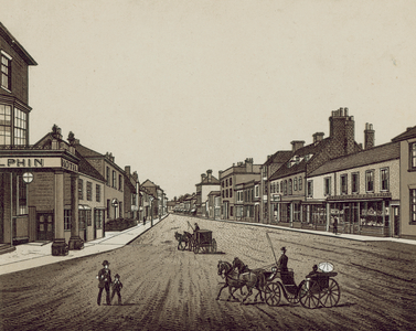 High Street, Petersfield (litho)