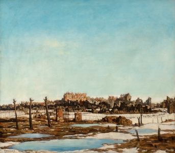 Bailleul, c.1918 (oil on canvas)