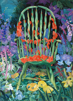 Windsor Glads (gouache)