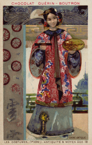 Ancient Chinese costume (chromolitho)