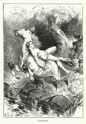 Famous rides: Mazeppa (engraving)