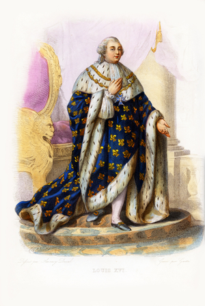 Louis XVI king of France (engraving)