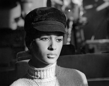 Cathy Rosier (shot with AlainDelon)