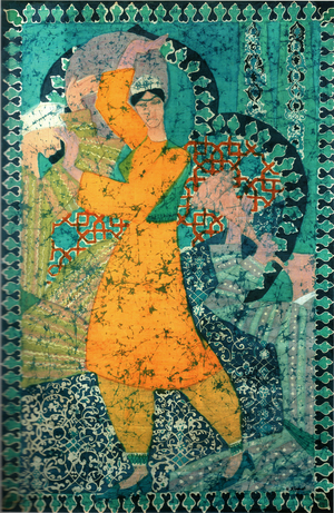 A Dance, 1976 (batik)