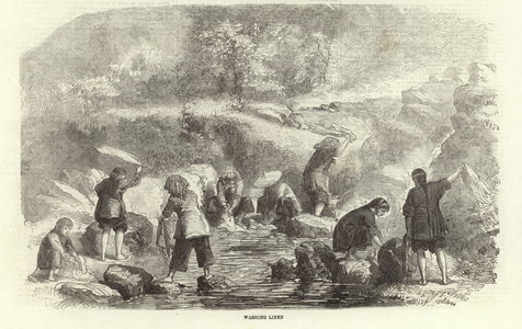 Washing Linen (engraving)