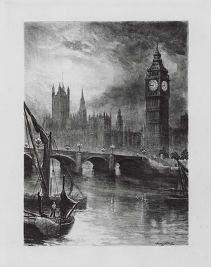 Houses of Parliament (litho)