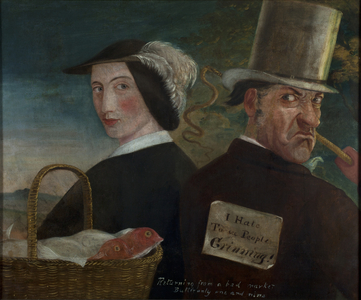 Returning from a Bad Market, Butter Only One and Nine, c.1815 (oil on canvas)
