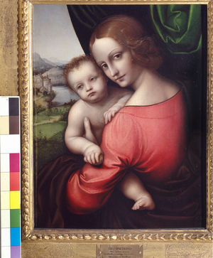 Madonna and Child (Our Lady of the Apple), c.1525 (oil on panel)