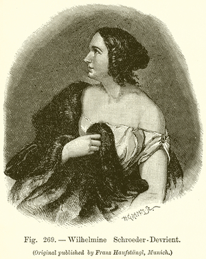 Wilhelmine Schroeder-Devrient (engraving)