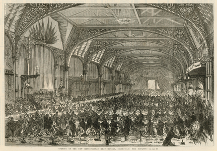 Metropolitan Meat Market, Smithfield (engraving)
