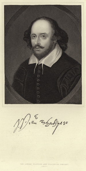 Portrait of William Shakespeare (engraving)