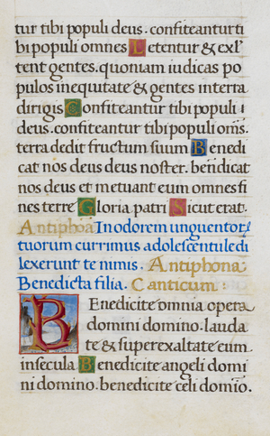 Text page with initial 'B'