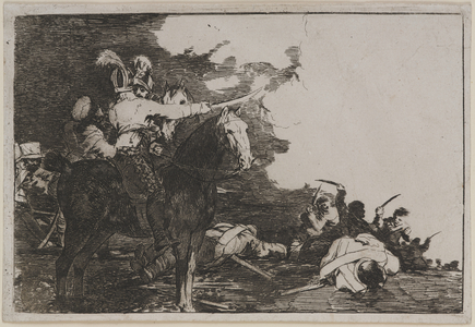 No se convienen from "Desastres de la Guerra", 1811-13 (etching and aquatint)