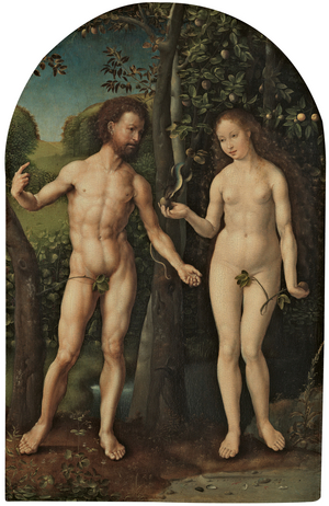 Adam and Eve, 1507-08 (oil on panel)