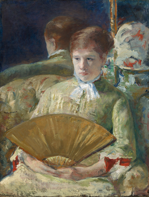 Woman with a Fan, c.1878-1879 (oil on canvas)