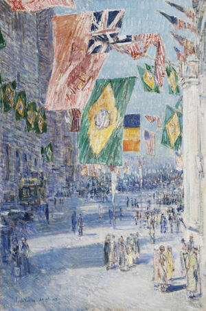 Avenue of the Allies: Brazil, Belgium, 1918 (oil on canvas)



36 5/16 x 24 5/16 in. (92.1 x 61.75 cm)
