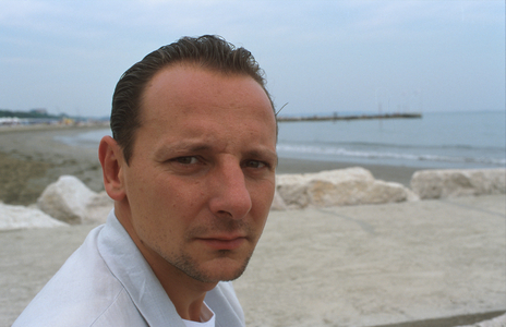 Venice, 58. International Film Festival, the Director Damien Odoul, 2001 (photo)