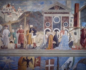 Finding and Recognition of the True Cross, detail, 1452-66 (fresco)