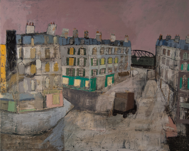 French Town, 2004 (oil on canvas)