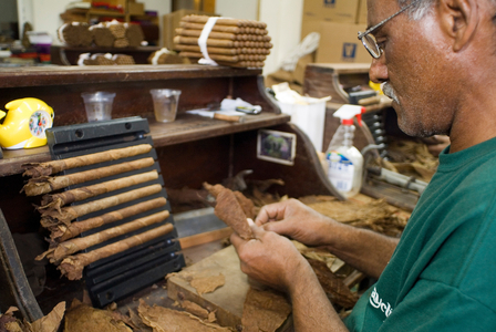Graycliff cigar factory, Nassau, New Providence Island, Bahamas, Caribbean (photo)