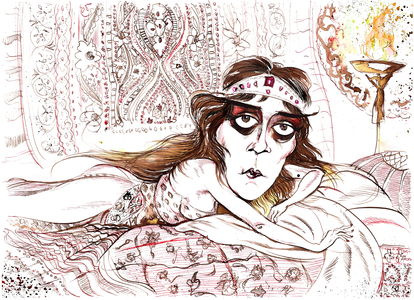 Theda Bara as Cleopatra