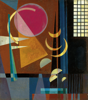 Scharf-Ruhig, 1927 (oil on cardboard)