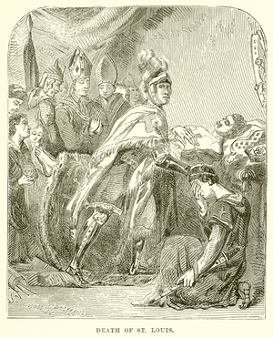 Death of St. Louis (engraving)