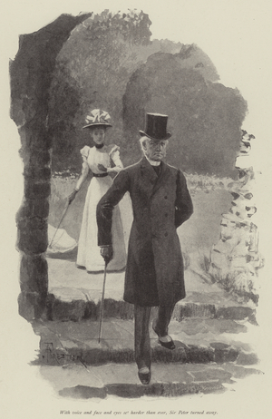 The Five Years' Tryst, by Walter Besant (litho)