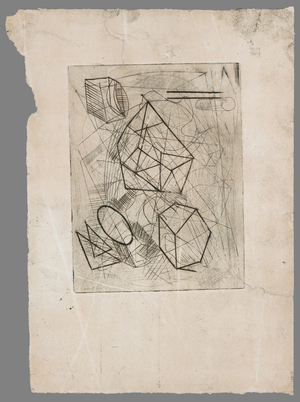 Polyhedron, c.1933-34 (engraving on wove paper)