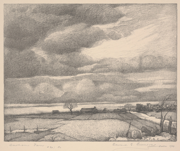 Durham's Farm, Dallas, 1933 (litho)