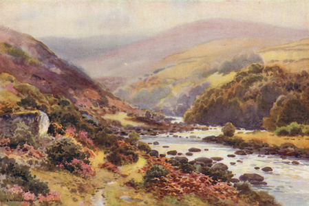 Dartmeet (colour litho)