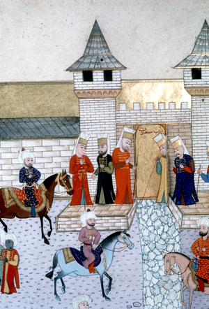 Main gateway, Topkapi Plalace, Istanbul, detail