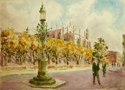 The Burning Bush, 2017 (w/c)