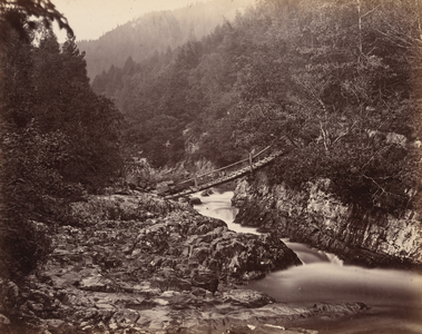 Miner's Bridge, Wales,c. 1858 (photo)