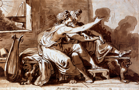 Neoclassic - Painting : The origin of the painting - Private collection, Rome, Italy