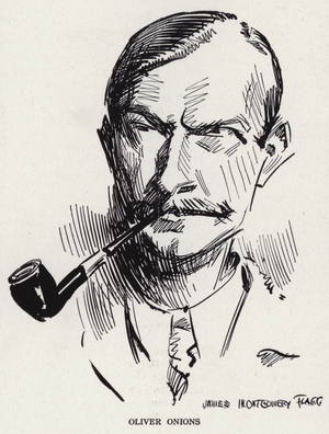 Oliver Onions, British writer (litho)